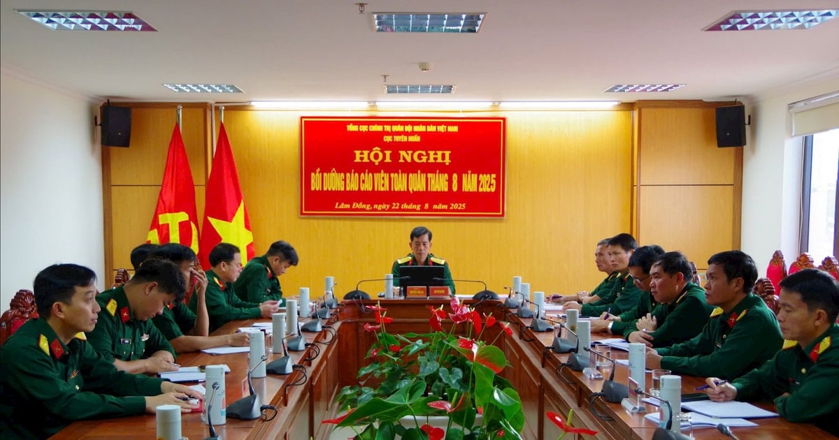 Hội nghị Bồi dưỡng Báo cáo viên toàn quân tháng 8/2025
