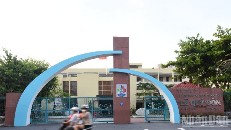 Đà Nẵng chi hơn hơn 78,7 tỷ đồng đầu tư, nâng cấp Trường trung học phổ thông chuyên Lê Quý Đôn. (Ảnh: ANH ĐÀO)