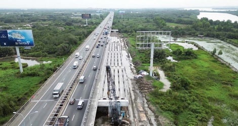 Élargissement de l'autoroute, construction d'un grand pont reliant Ho Chi Minh-Ville - Long Thanh