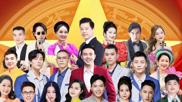 Dàn hợp xướng gần 2.000 người biểu diễn trong chương trình “Hà Nội - Sáng mãi khát vọng Việt Nam”