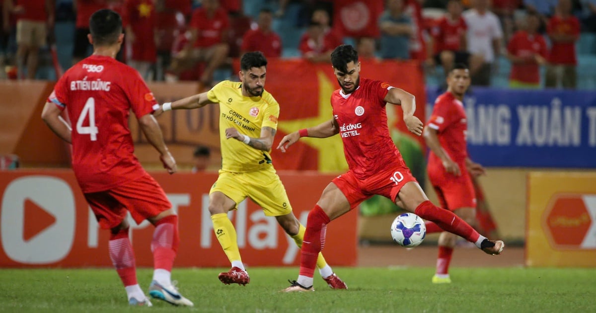 ចំណាត់ថ្នាក់ V-League ចុងក្រោយ៖ Cong Viettel ស្រាប់តែឡើងដល់កំពូល 1 តើក្រុមរបស់ Tien Linh នៅឯណា?