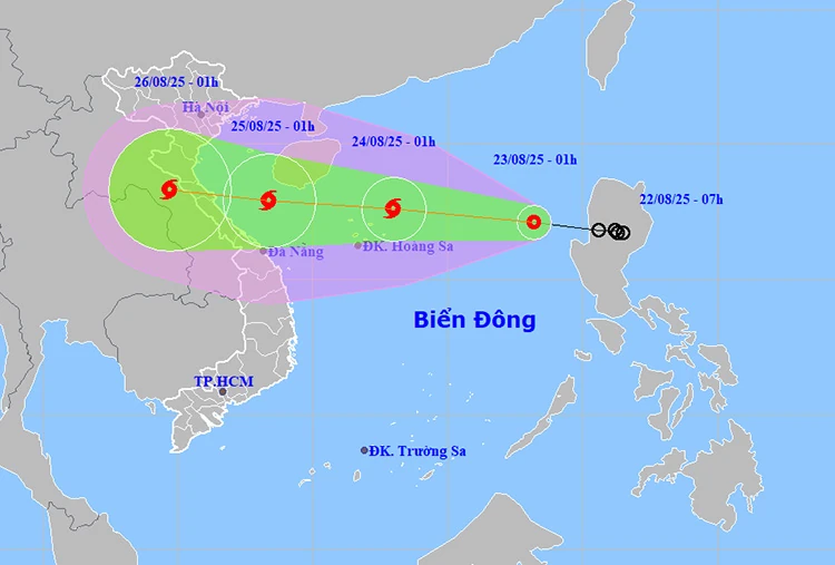 អាកាសធាតុថ្ងៃទី ២៣ ខែសីហា៖ ខ្យល់ព្យុះផ្គររន្ទះរាលដាលពាសពេញភាគខាងជើង ព្យុះត្រូពិចចូលសមុទ្រខាងកើត