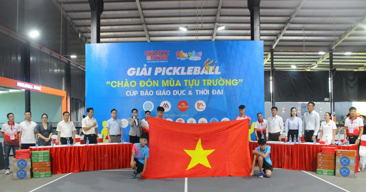 ការបើកការប្រកួត GD&TĐ Newspaper Cup Pickleball Tournament "Welcoming the Back to School Season" 2025
