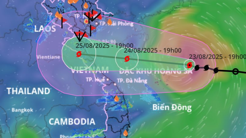 クアンニン省からクアンガイ省まで、5号台風に対応するために政治システム全体を動員