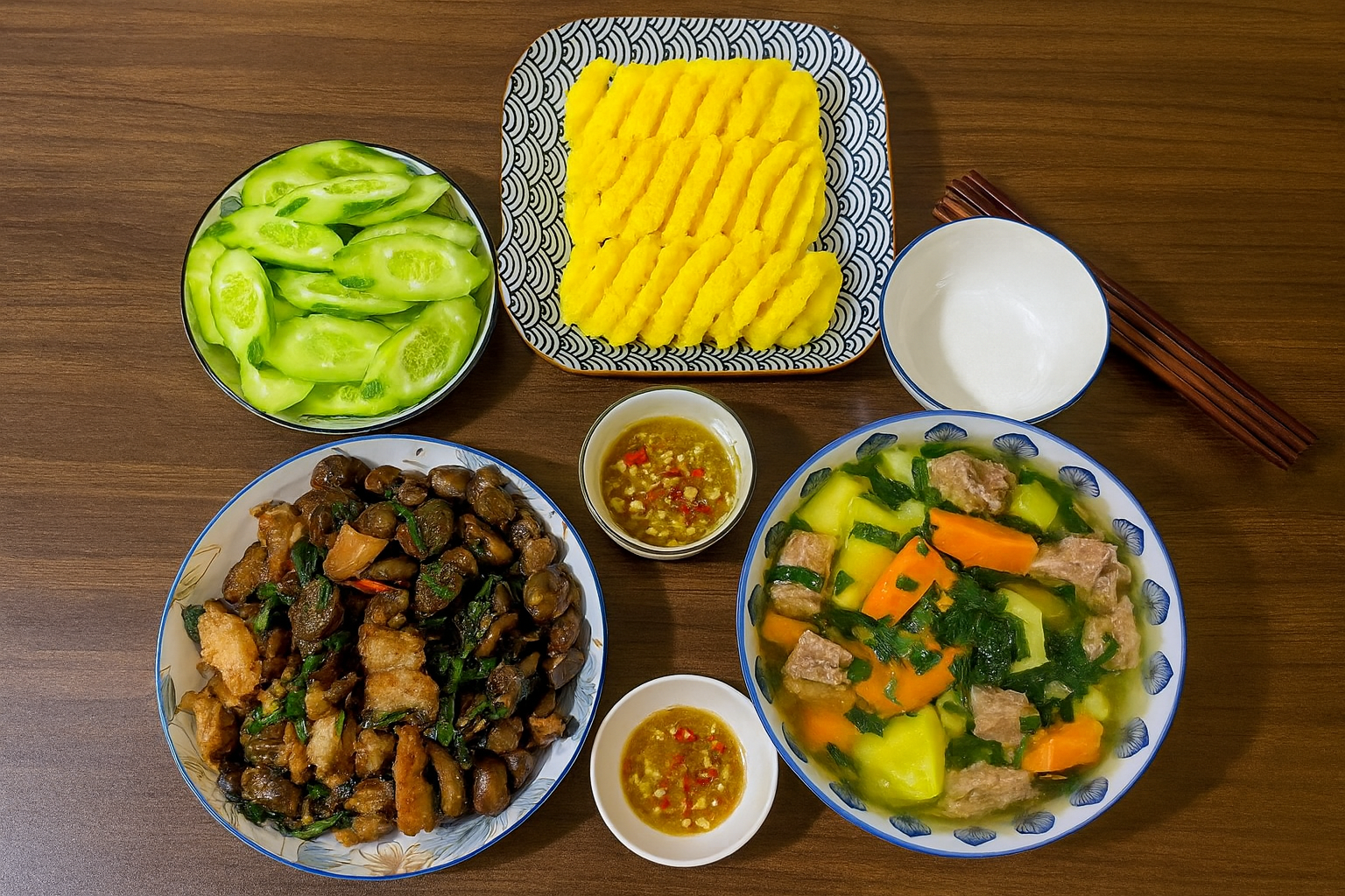 12 mâm cơm ngon cuối tuần, cả nhà quây quần thưởng thức trước giờ diễu binh A80- Ảnh 5.