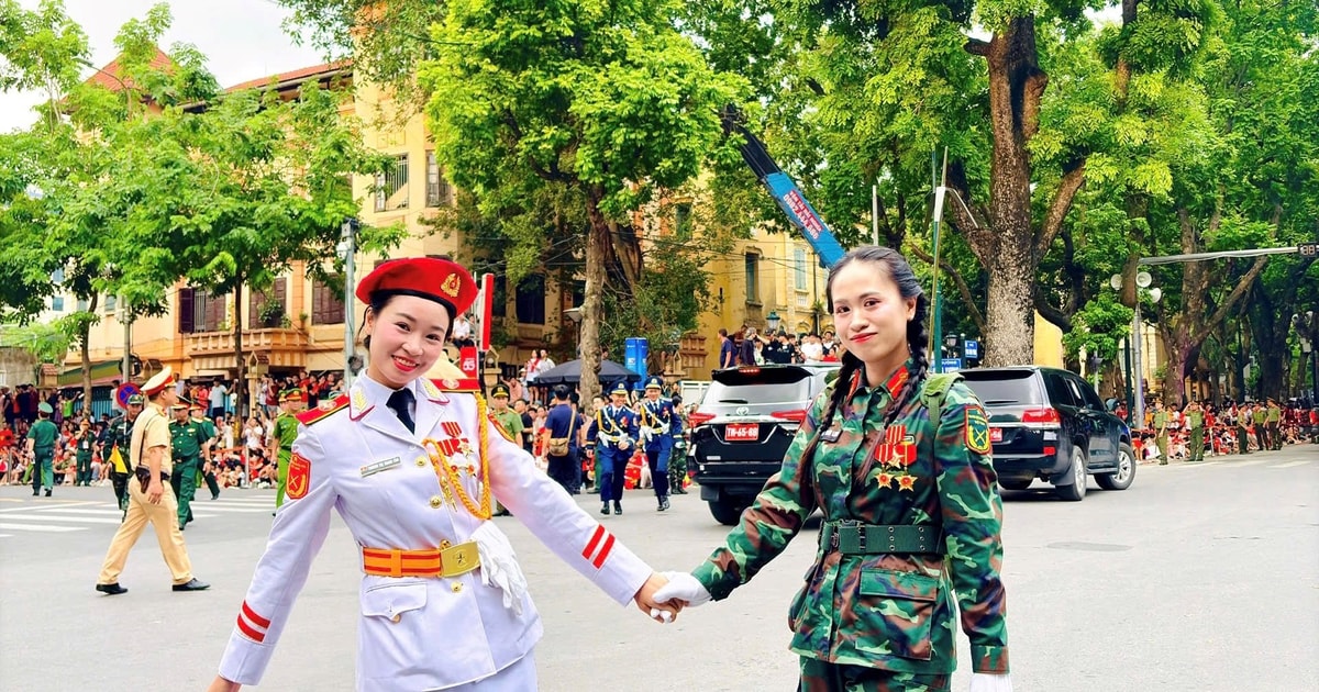 ทหารหญิงสองนายจากจังหวัดเหงะอานรู้สึกภูมิใจกับภารกิจ A80 ของพวกเขา