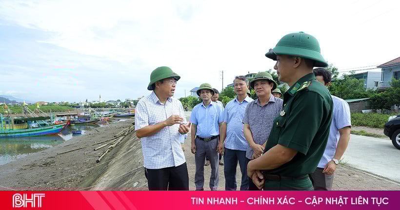 រៀបចំផែនការឆ្លើយតបចំពោះព្យុះទី ៥ នៅពេលដែលវាបោកបក់នៅ Ha Tinh