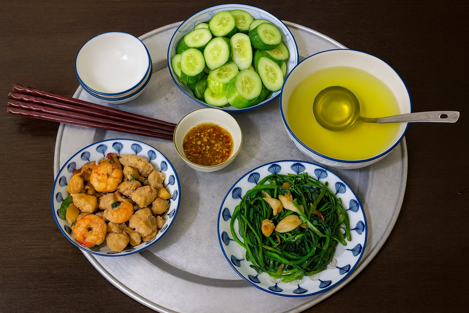 12 mâm cơm ngon cuối tuần, cả nhà quây quần thưởng thức trước giờ diễu binh A80- Ảnh 3.