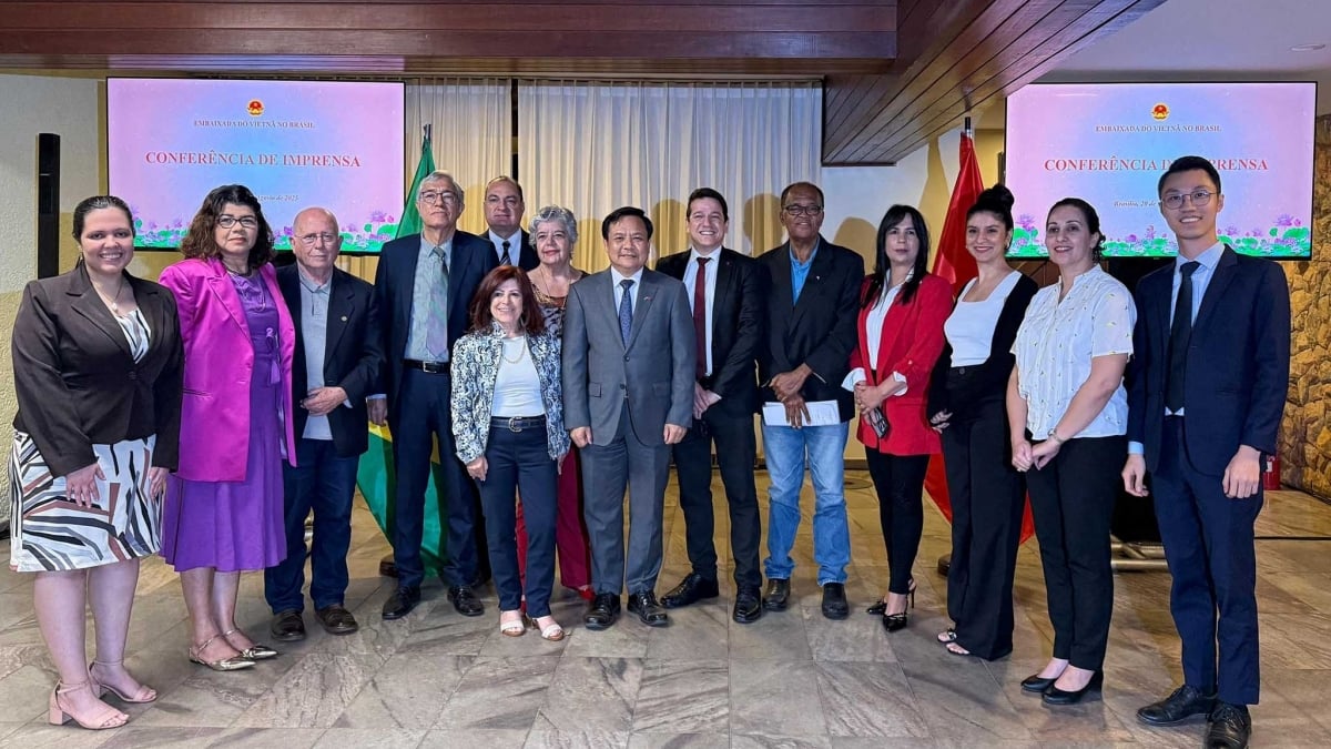 The Vietnamese Embassy in Brazil held a press conference to celebrate the 80th anniversary of the August Revolution and National Day September 2.
