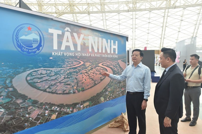 Phó Thủ tướng Mai Văn Chính kiểm tra công tác hoàn thiện các gian hàng Triển lãm thành tựu Đất nước dịp 80 năm Quốc khánh - Ảnh 2.