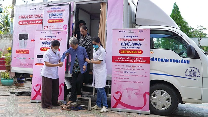 Dong Thap: Cervical cancer screening for the community using AI technology