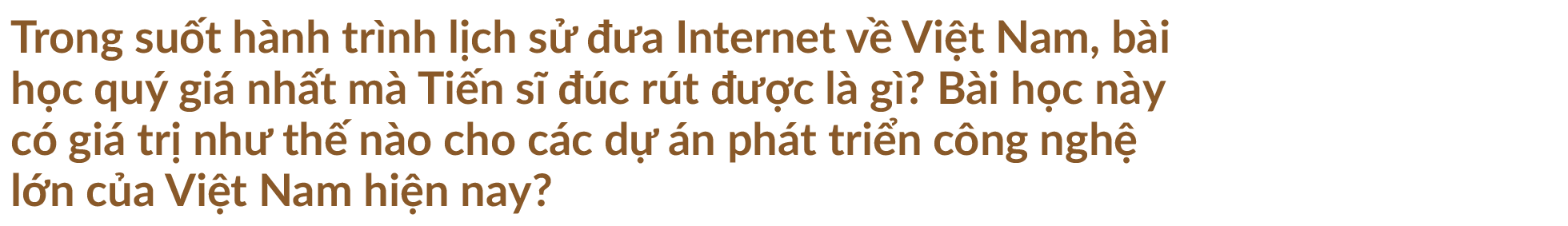 Cái vỗ vai và quyết định lịch sử đưa Internet vào Việt Nam - 32