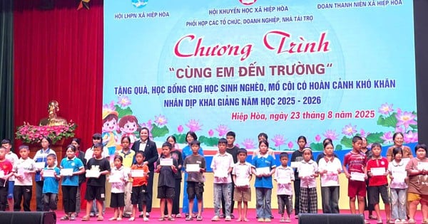Bac Ninh : Plus de 500 cadeaux aux enfants pauvres avant la rentrée scolaire