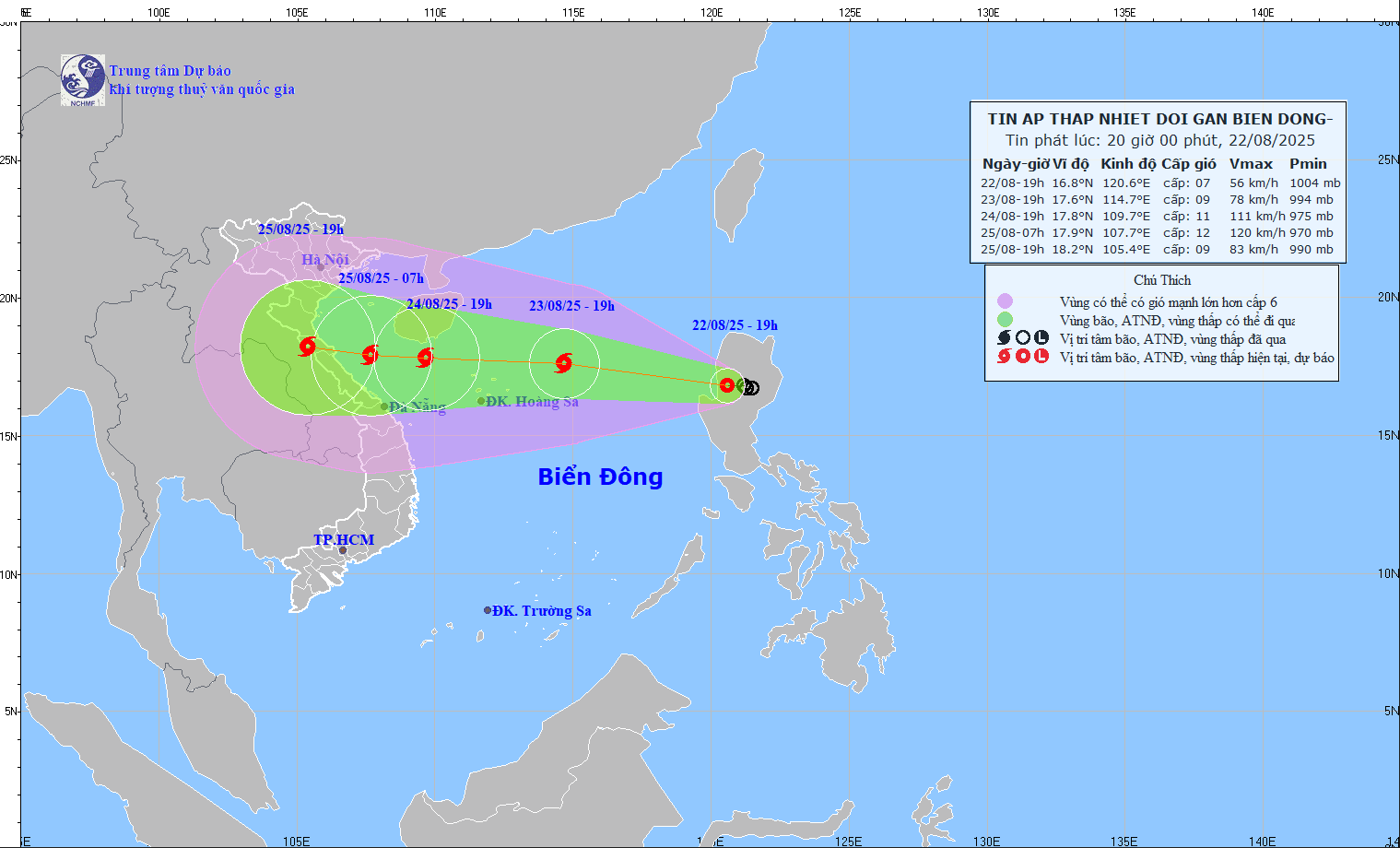Low pressure strengthens into storm number 5, Prime Minister requests Hai Phong and 11 provinces not to let floods pile up on floods