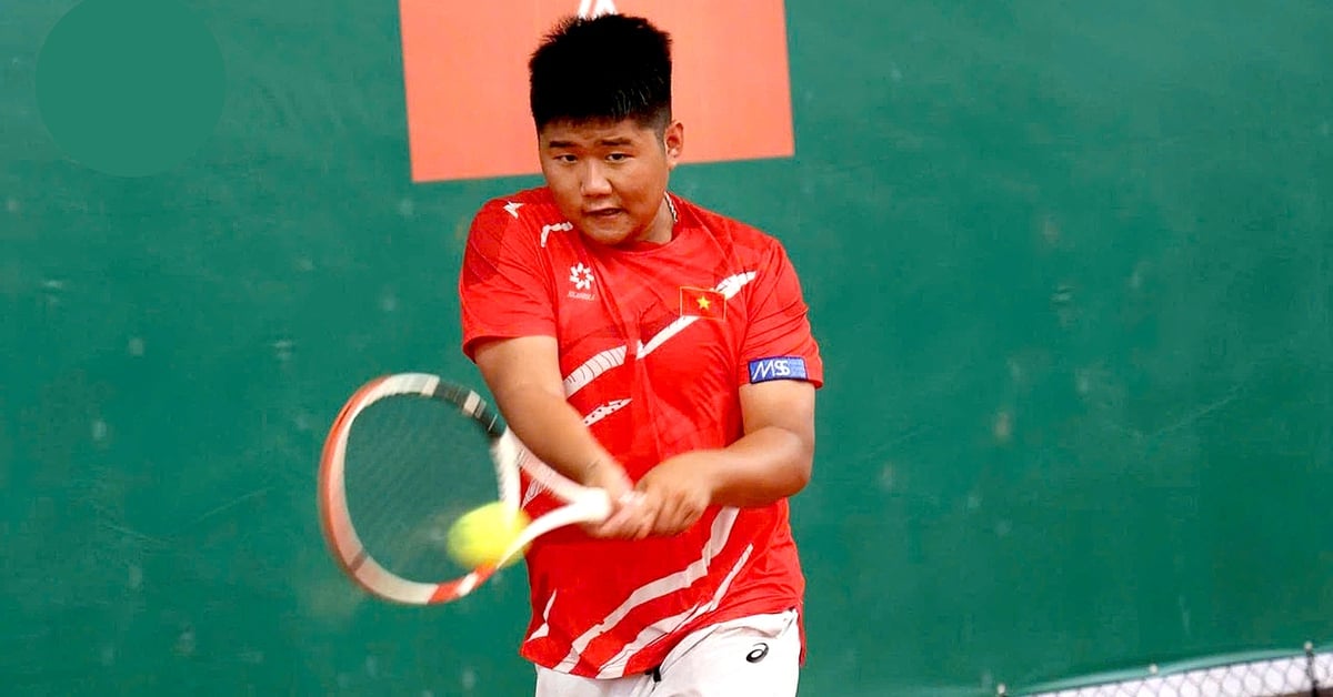 Le Tien Anh won the Roland Garros Junior qualifying round, following in the footsteps of Ly Hoang Nam
