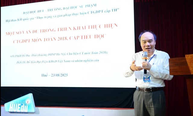 GS Nguyễn Minh Thuyết chỉ ra thành công và hạn chế của chương trình GDPT 2018- Ảnh 4.