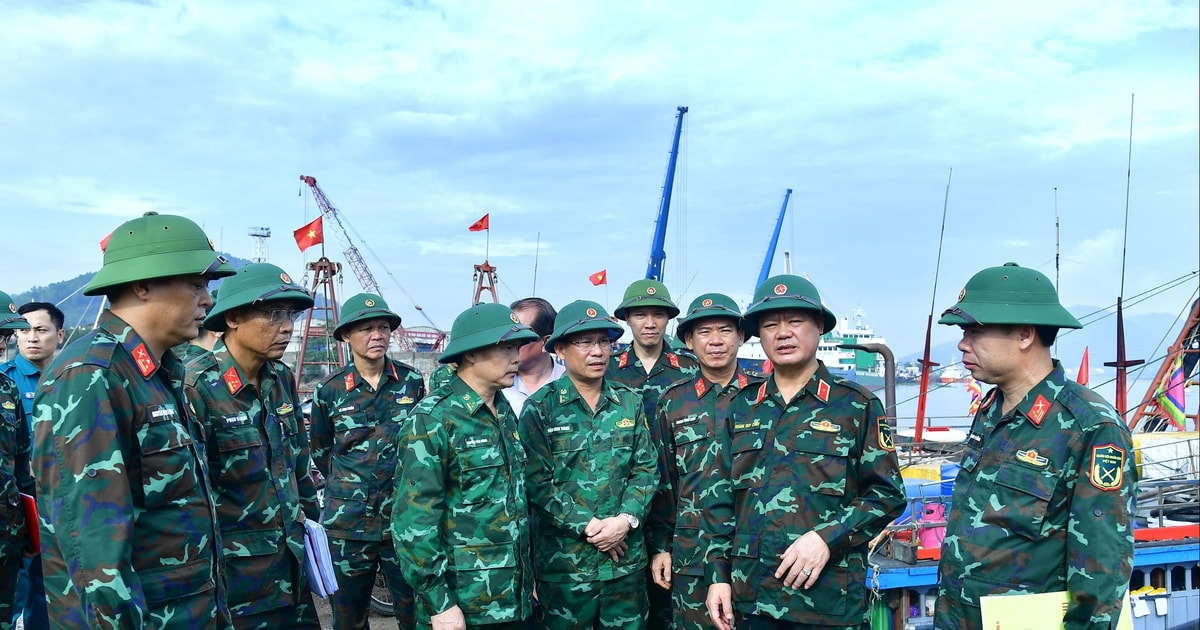 Военный округ 4 проверяет подготовку к шторму № 5 в Нгеане