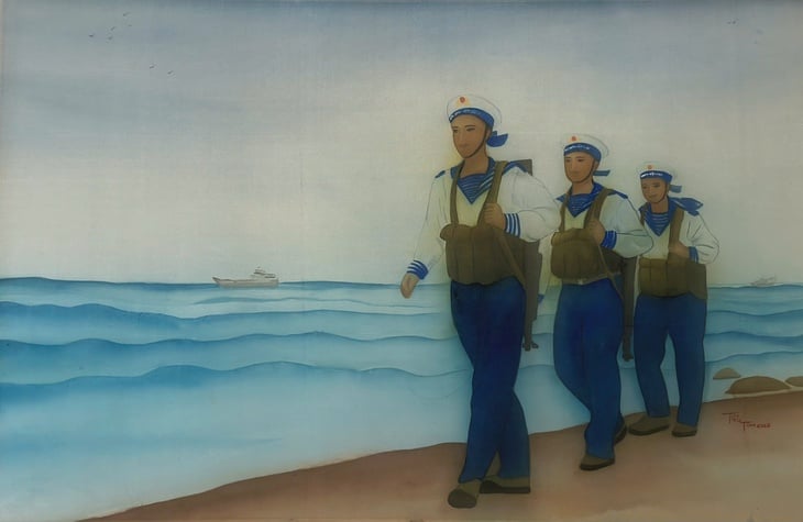 tranh lụa - Ảnh 10.
