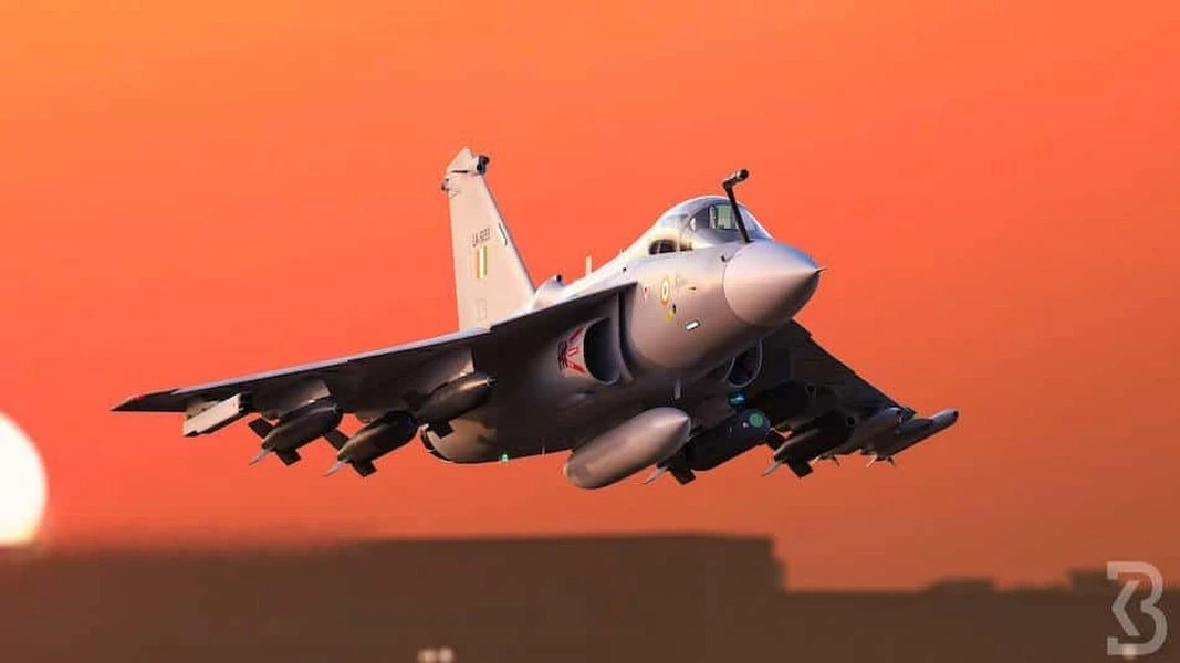 ภาพระยะใกล้ของเครื่องบินรบภายในประเทศของอินเดีย Tejas Mk 1A สั่งซื้อไปแล้วหลายร้อยลำ