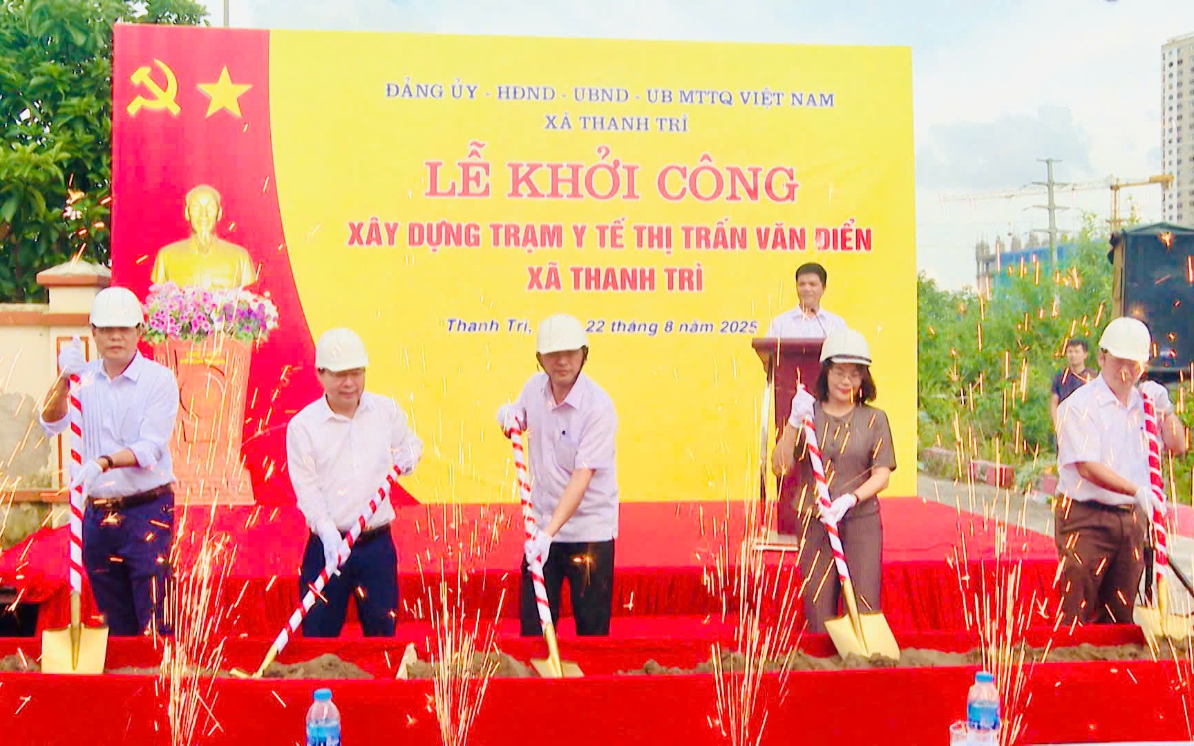 ឃុំ Thanh Tri ចាប់ផ្តើមសាងសង់គម្រោងស្ថានីយ៍ពេទ្យក្រុង Van Dien