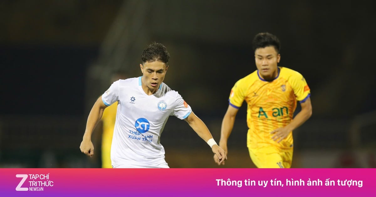 Ninh Binh FC causes another surprise, Nam Dinh loses to SLNA