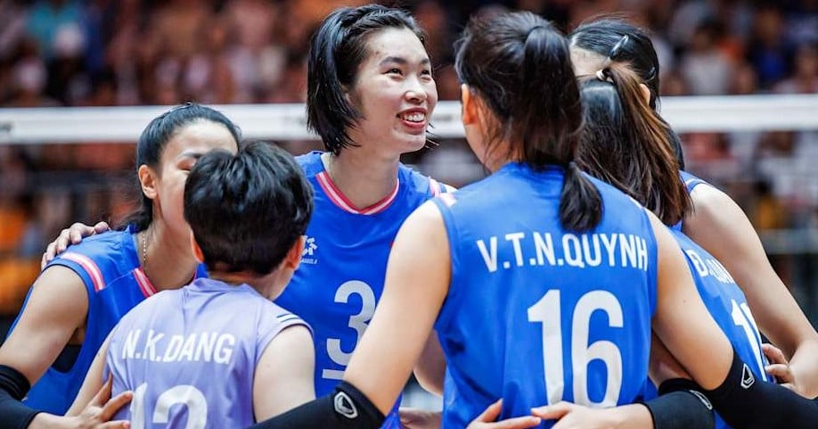 Momento histórico del equipo femenino de voleibol de Vietnam en el torneo mundial