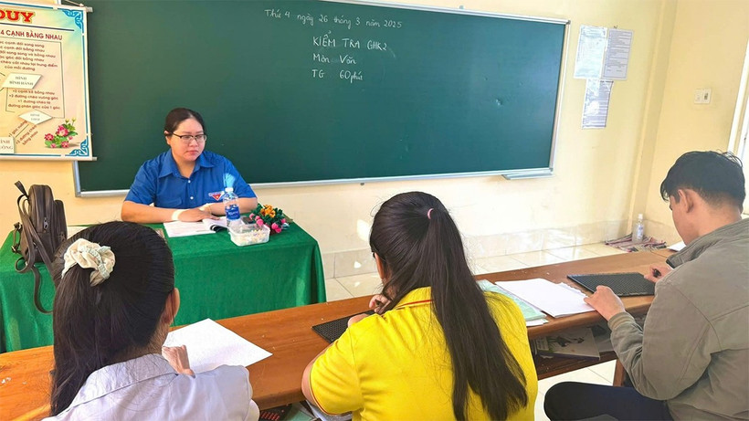 칸토 장애인 학교의 수업.