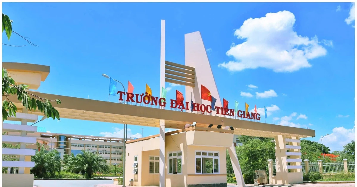 Tien Giang University announced admission scores for 2025