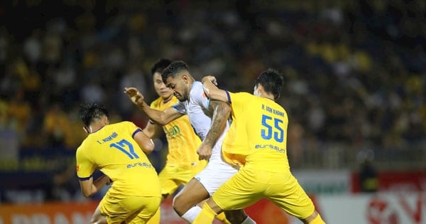 V.League 2025-2026: Song Lam Nghe An kehrt den Lauf um und besiegt Titelverteidiger Nam Dinh