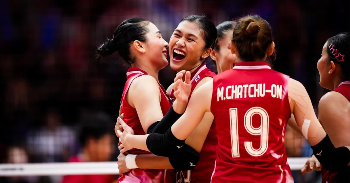 Mit ihrer überwältigenden Form ließ Thailand sich von der vietnamesischen Frauen-Volleyballmannschaft nicht überholen.