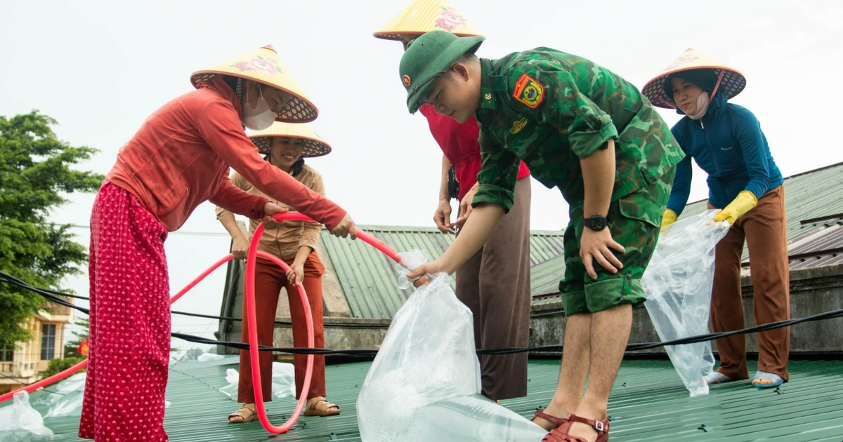 Quang Tri lets students stay home from school from August 25 to prevent storm No. 5