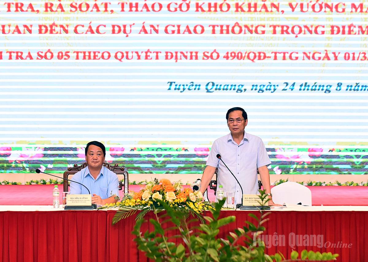 Deputy Prime Minister Bui Thanh Son delivered concluding remarks at the meeting.