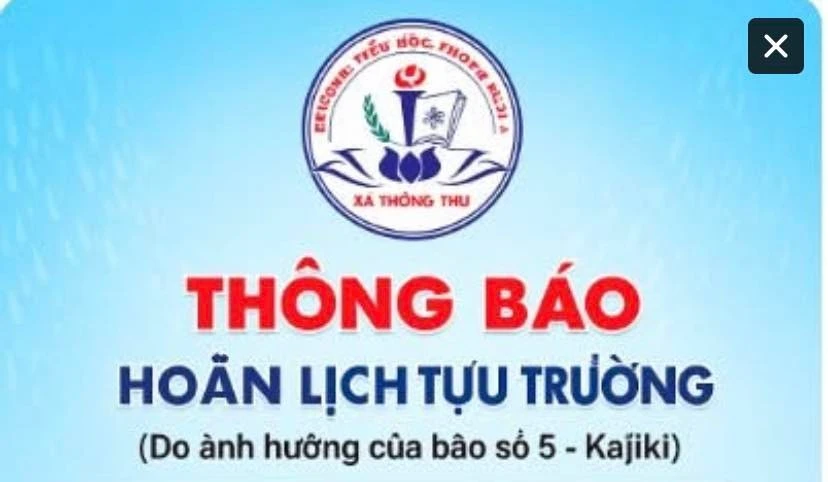 Many schools in Nghe An province postpone the school opening date.