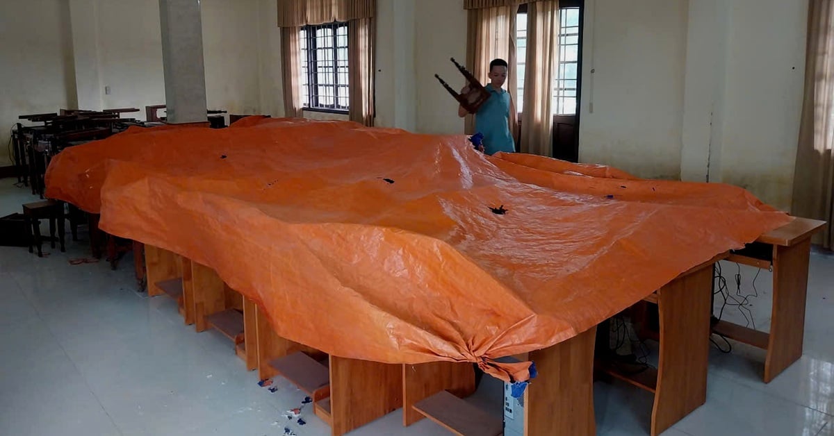 Quang Tri lets students stay home from August 25 to avoid storm No. 5