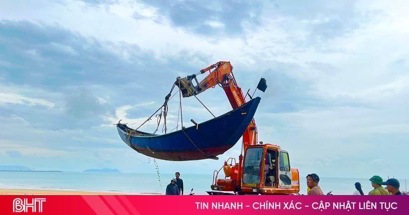 មូលដ្ឋានក្នុងខេត្ត Ha Tinh "យ៉ាងហ្មត់ចត់" ទប់ស្កាត់ព្យុះលេខ 5