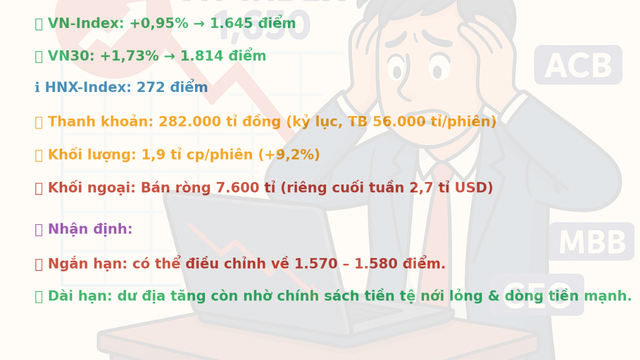Dự báo thị trường chứng khoán sau phiên lao dốc 42 , 53 điểm cuối tuần - Ảnh 1.