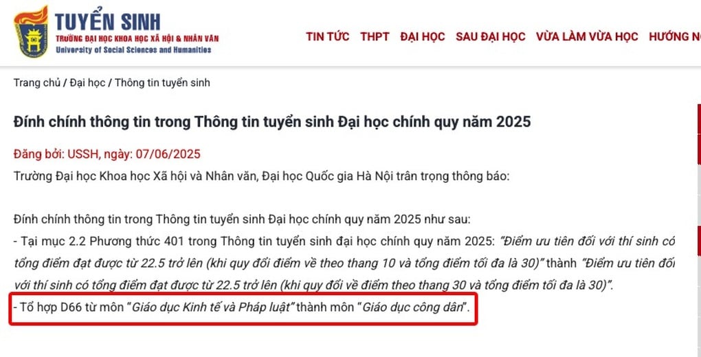 Trường đại học nhầm tổ hợp xét tuyển, thí sinh đủ điểm đỗ thành.... trượt - 4