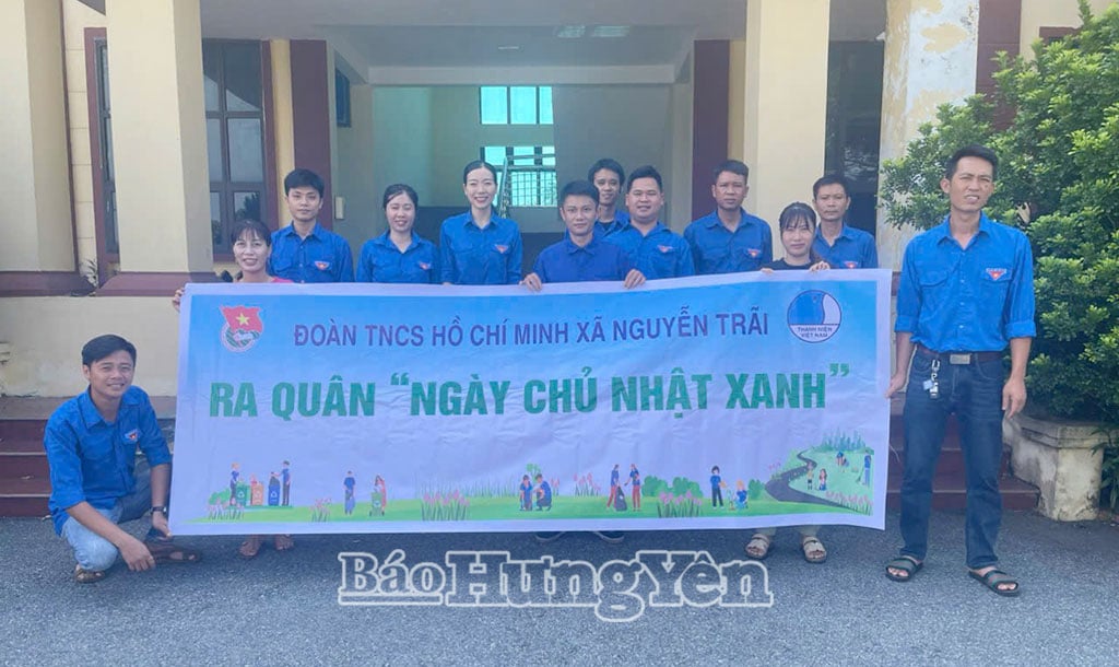 La delegación de la comuna de Nguyen Trai lanzó el Domingo Verde.