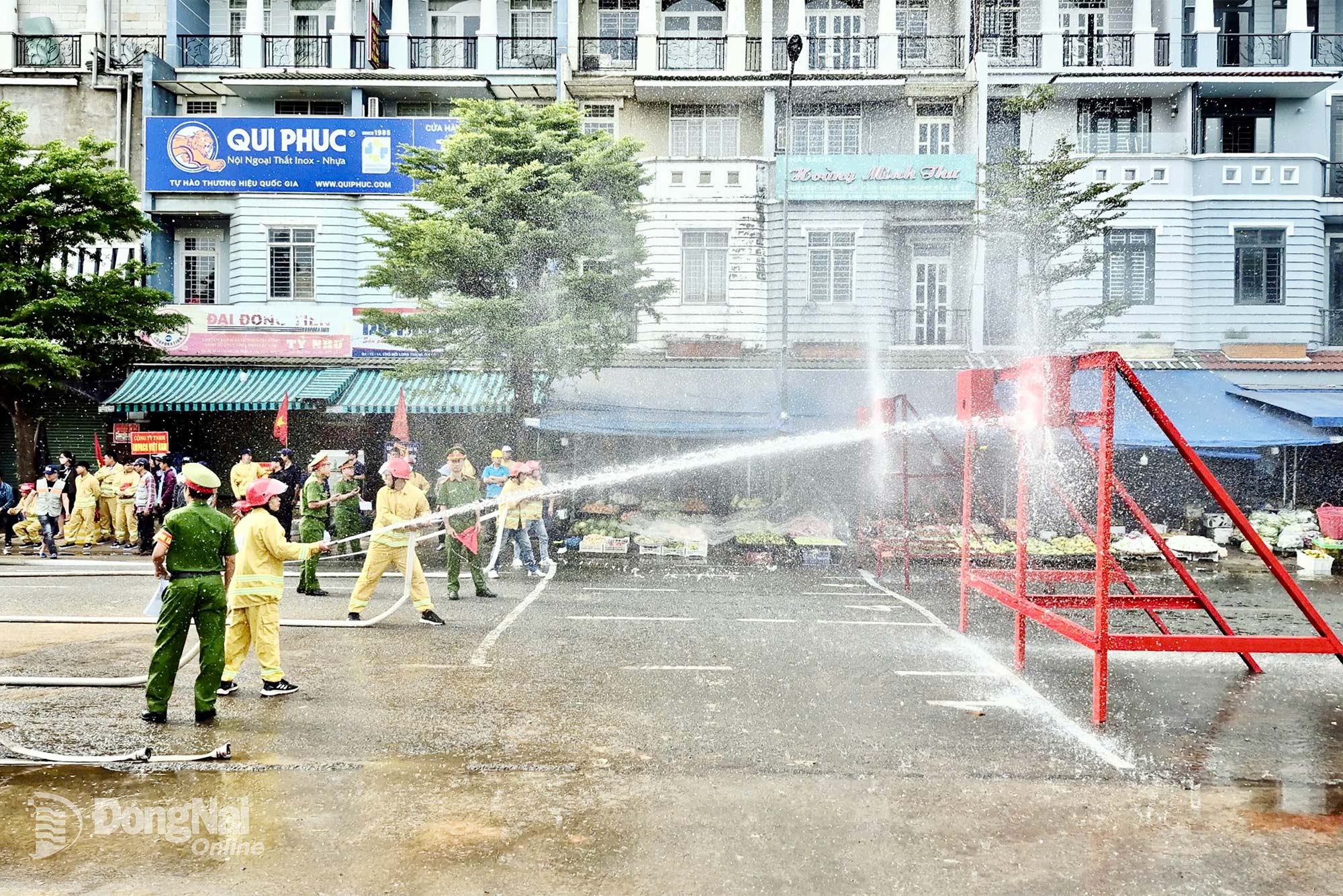 Hội thao kiểm tra nghiệp vụ phòng cháy toàn tỉnh Đồng Nai