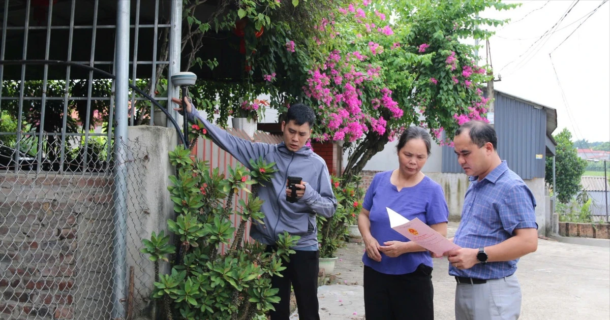 เสร็จสิ้นการวัดที่ดินสำหรับ 1,057 ครัวเรือนในดงเกือง