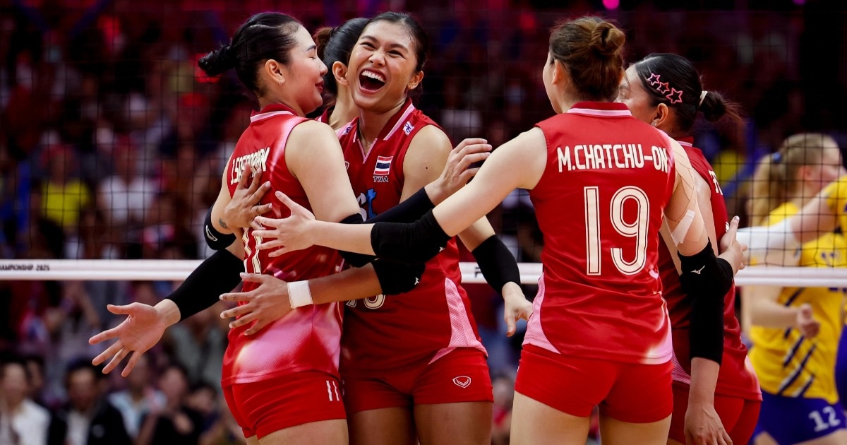 Thailändisches Volleyballteam gewinnt mühelos und sichert sich die Teilnahme am Weltturnier