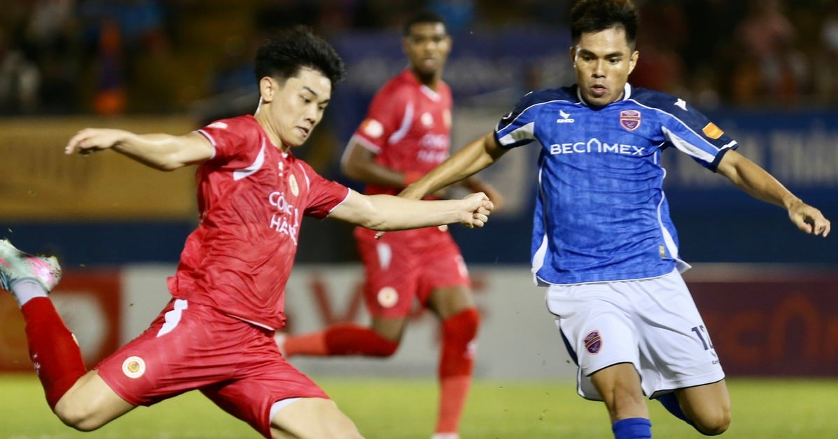 อันดับ V-League ล่าสุด: CAHN Club อยู่ใน 2 อันดับแรก 'ตกใจ' กับตำแหน่งของ Ninh Binh