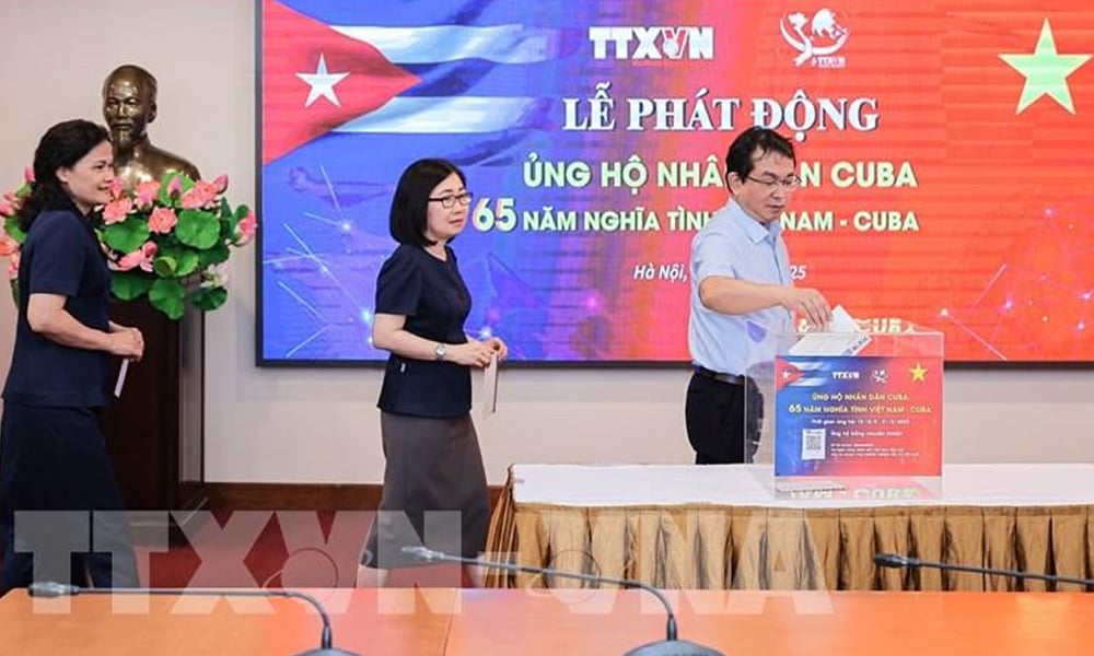 Số tiền ủng hộ nhân dân Cuba đạt hơn 376 tỷ đồng