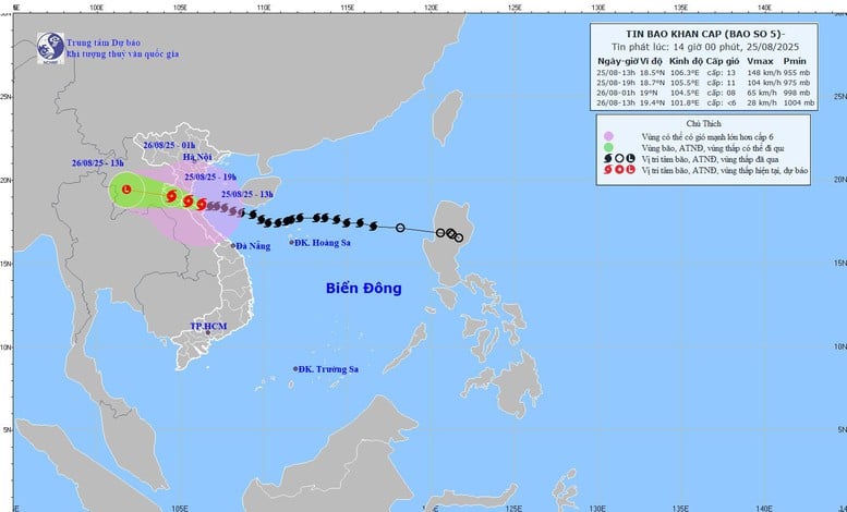 Bão số 5 khá dị thường, dễ gây tâm lý chủ quan- Ảnh 1.