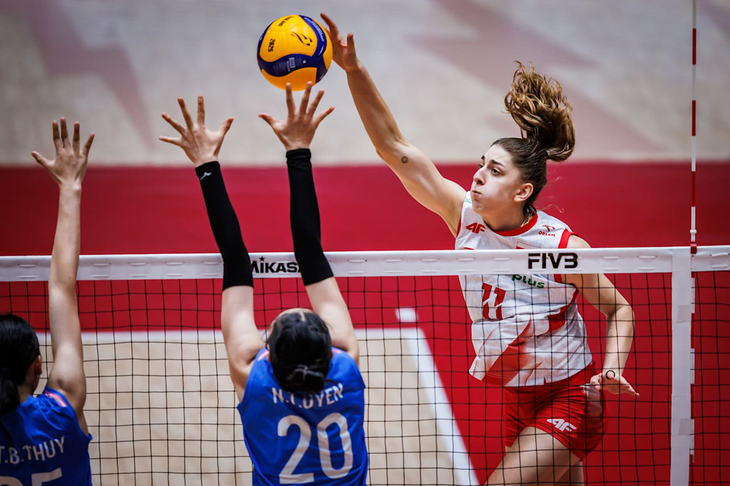 'The playing style of Vietnamese women's volleyball is not on the videotape' - Photo 1.