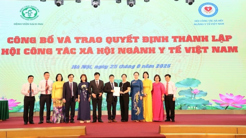 Ein Vertreter des Innenministeriums stellte die Entscheidung zur Gründung der vietnamesischen Vereinigung der Sozialarbeiter im Gesundheitssektor vor.
