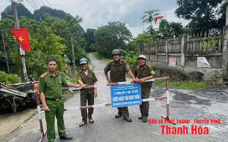 ប៉ូលីសខេត្ត Thanh Hoa ដាក់ចេញនូវវិធានការឆ្លើយតបយ៉ាងម៉ឺងម៉ាត់ចំពោះព្យុះលេខ ៥