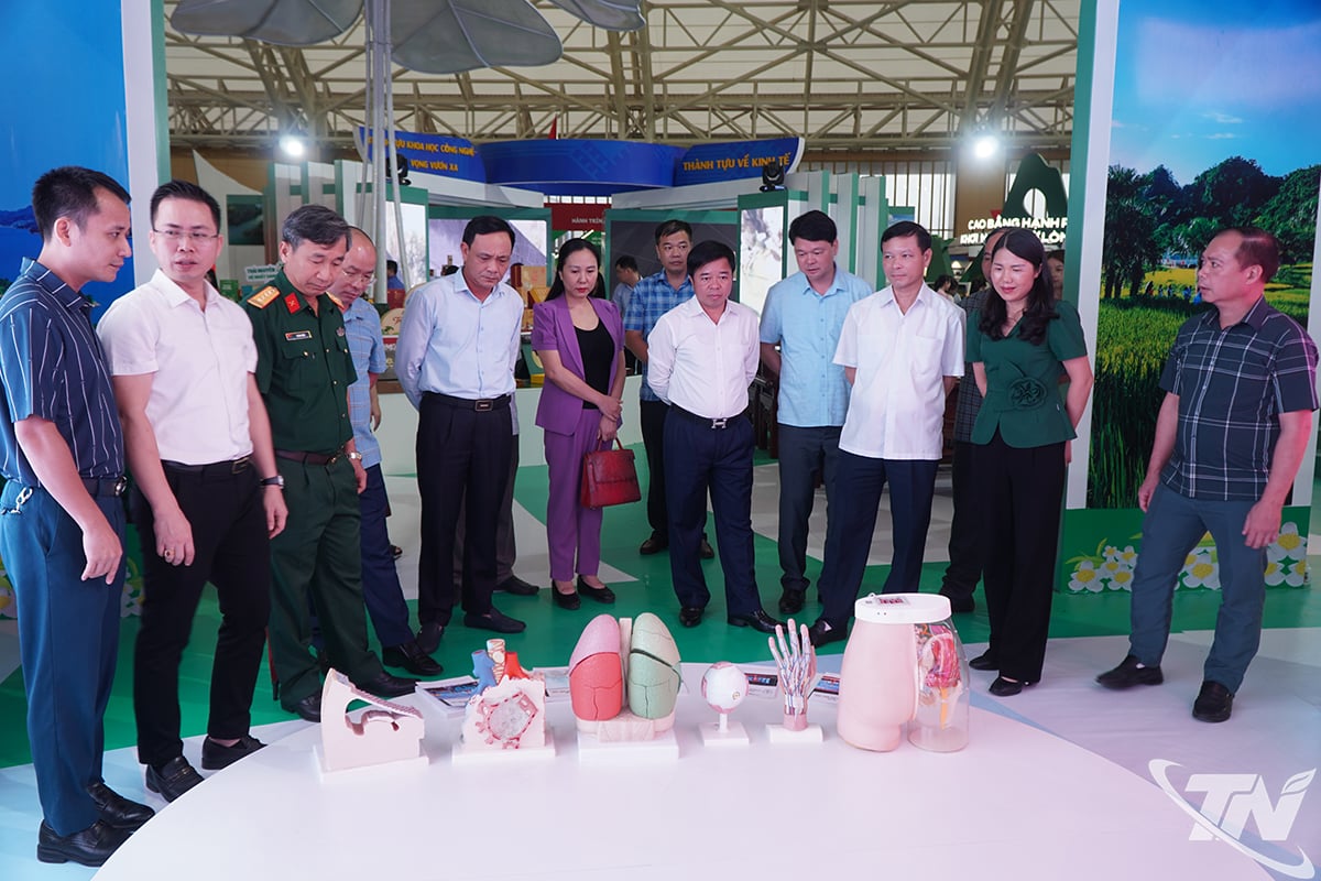 លោក Thai Nguyen បានបញ្ចប់ការត្រៀមលក្ខណៈដើម្បីចូលរួមក្នុងការតាំងពិព័រណ៍សមិទ្ធិផលជាតិ។