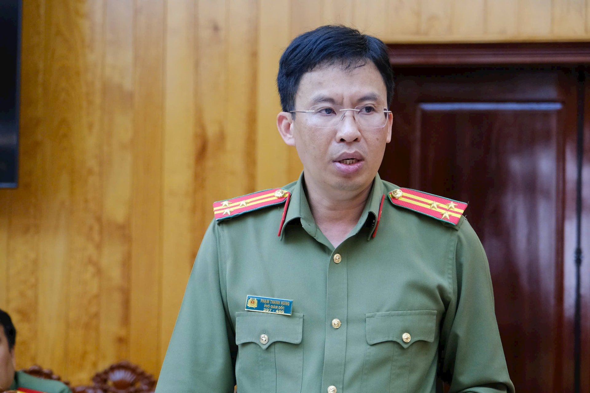 តំណាង​នគរបាល​ខេត្ត​ថ្លែង​ក្នុង​កិច្ច​ប្រជុំ