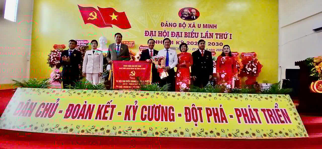 The 1st Congress of U Minh Commune Party Committee, term 2025-2030 was a great success.